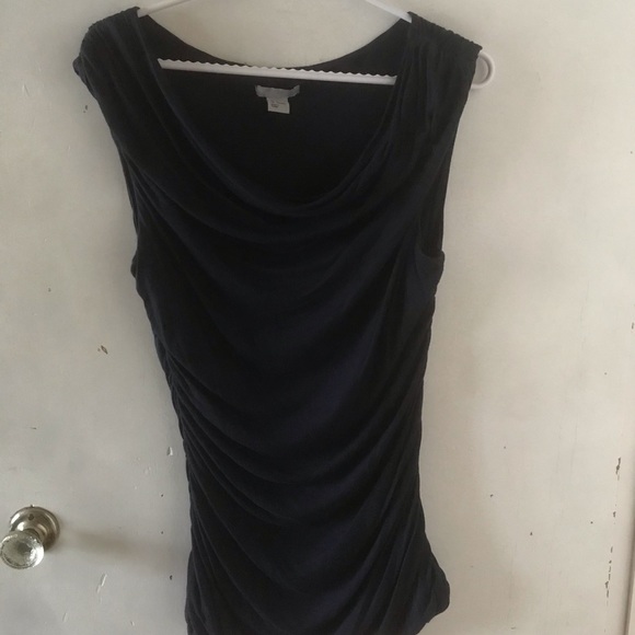 Navy blue tank top shirt - Picture 3 of 3